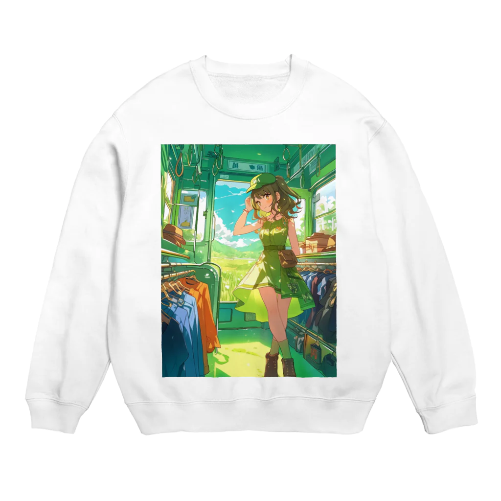 シロクマペンギンのトレインアパレルショップ Crew Neck Sweatshirt