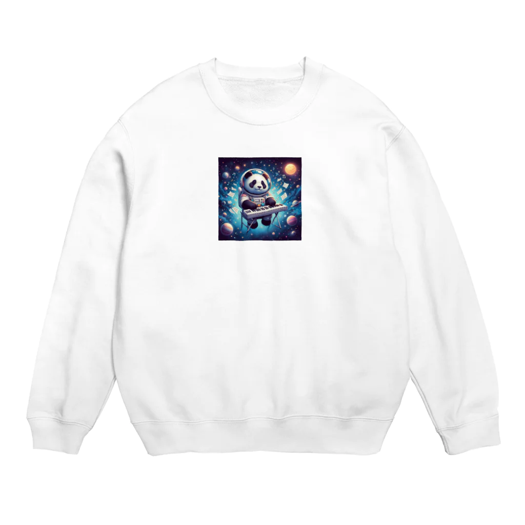 kochi-51の宇宙パンダ Crew Neck Sweatshirt