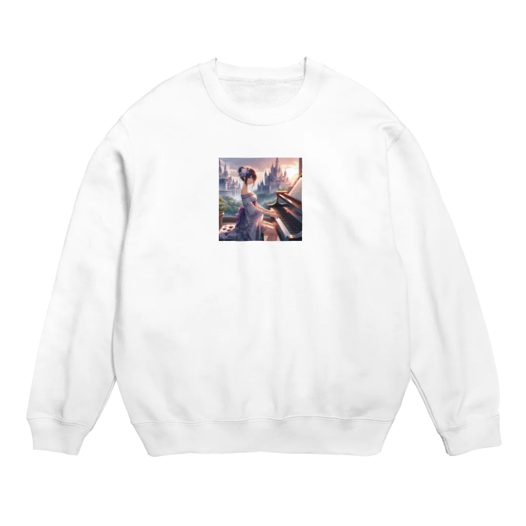 バナナシェアハウスの幻想華麗少女 Crew Neck Sweatshirt