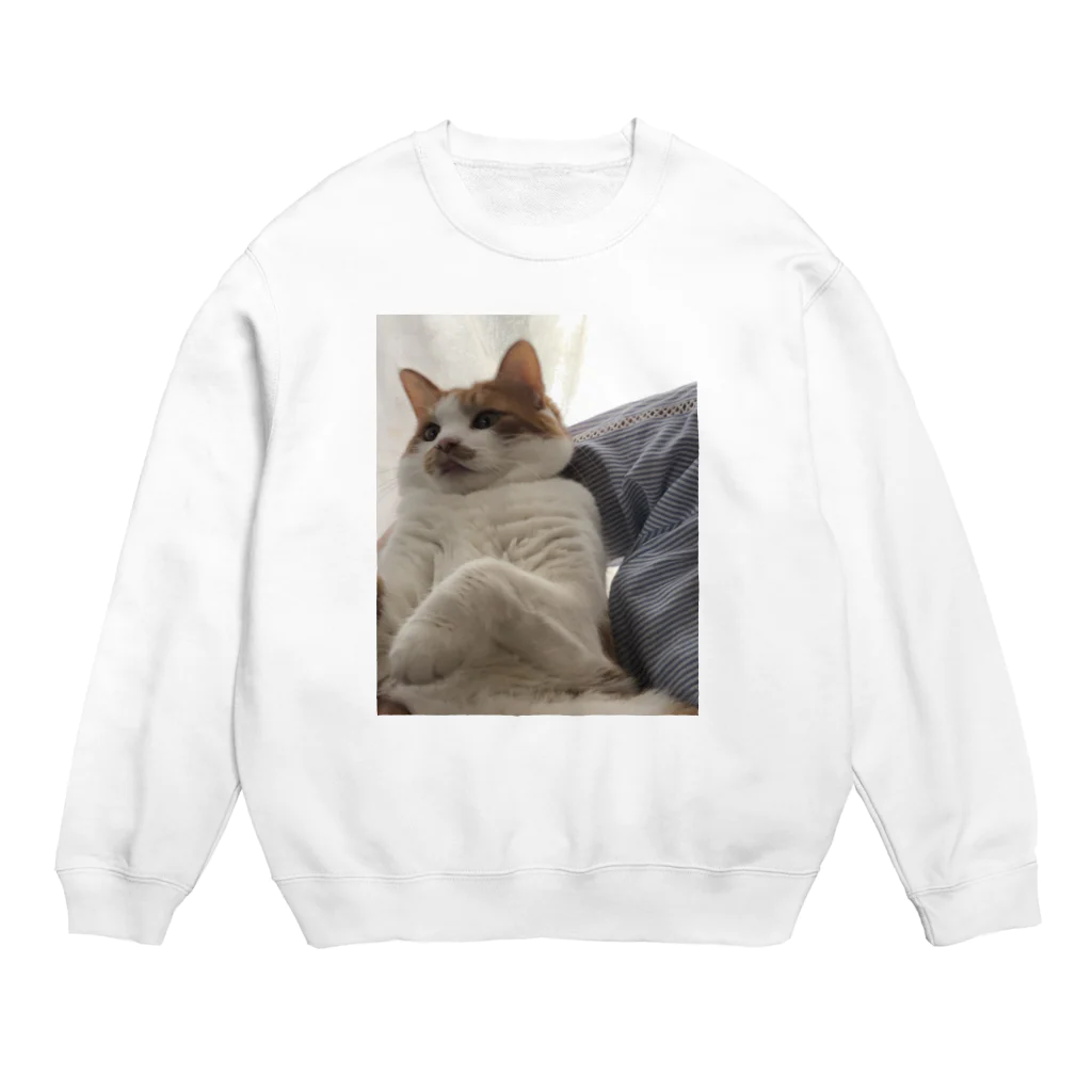 姫子のデブ猫赤ちゃん Crew Neck Sweatshirt