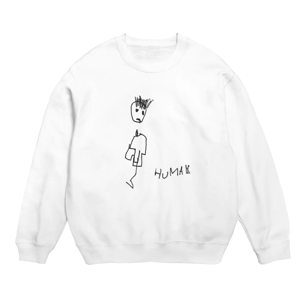 SHINのHUMAN Crew Neck Sweatshirt