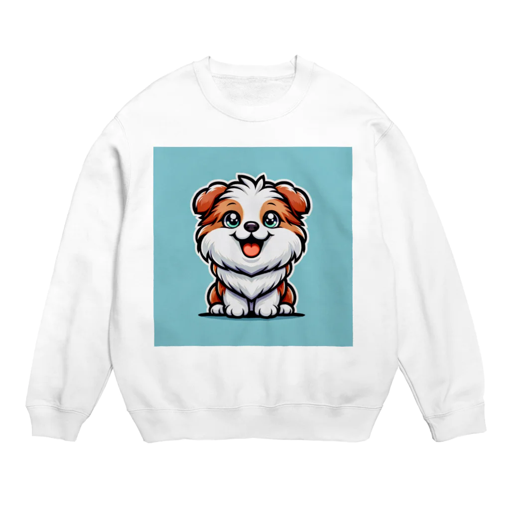 動物好きのあなた絵の愛犬家のためのグッズシリーズ Crew Neck Sweatshirt