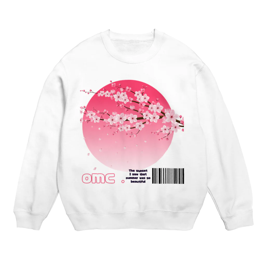 おもちショップのさくら Crew Neck Sweatshirt