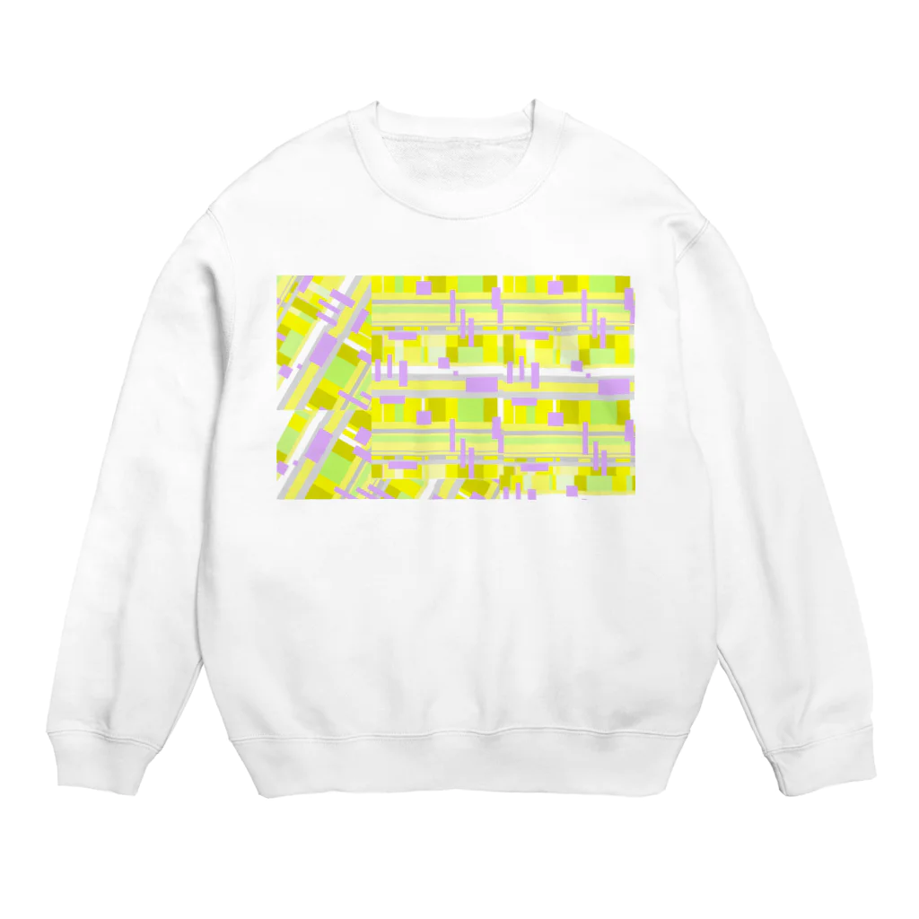 aicoのmix pattern 4 Crew Neck Sweatshirt