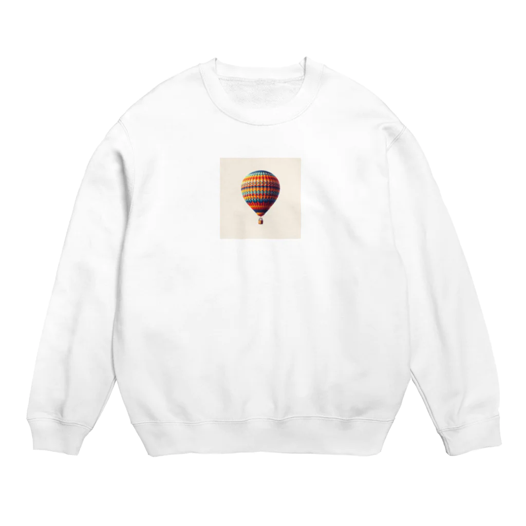 podotataのカラフル気球 Crew Neck Sweatshirt