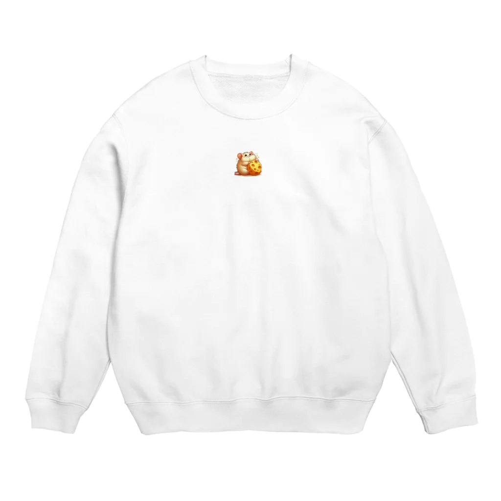 kyokingのでぶっちょネズミ Crew Neck Sweatshirt