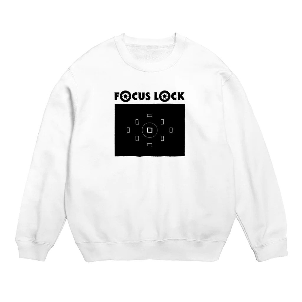 ケンコー・トキナー雑貨ショップ「ケンコーブティック」の写真用語　フォーカスロック Crew Neck Sweatshirt