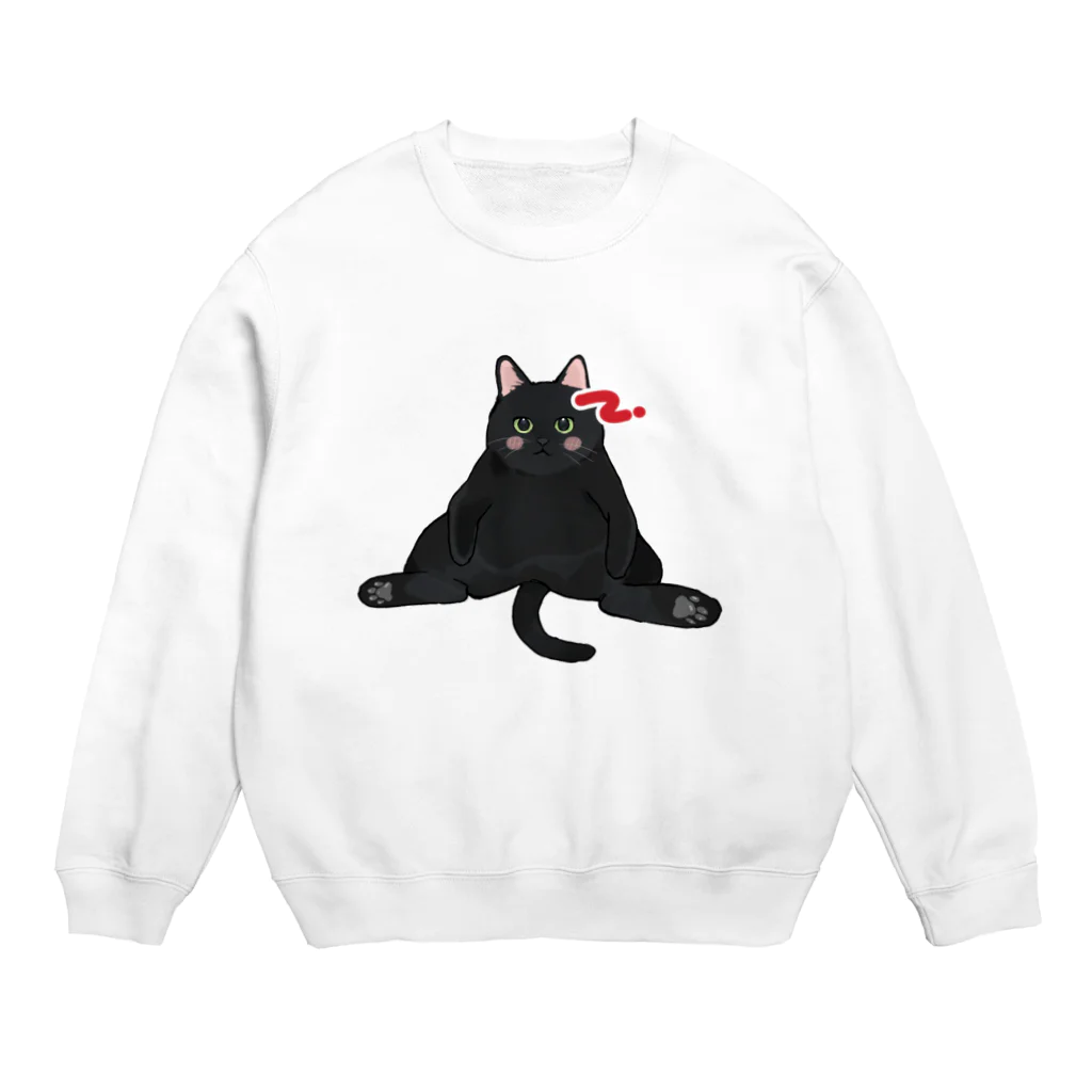 くろついchのくろちゃん Crew Neck Sweatshirt