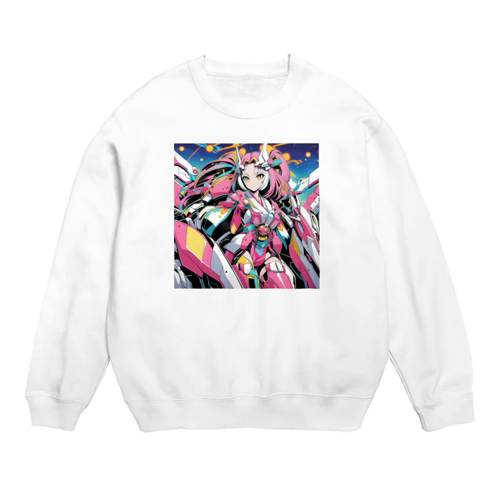 のほほんカピパーラの絢爛武装♪美麗ガールアーマーマージ♪ Crew Neck Sweatshirt