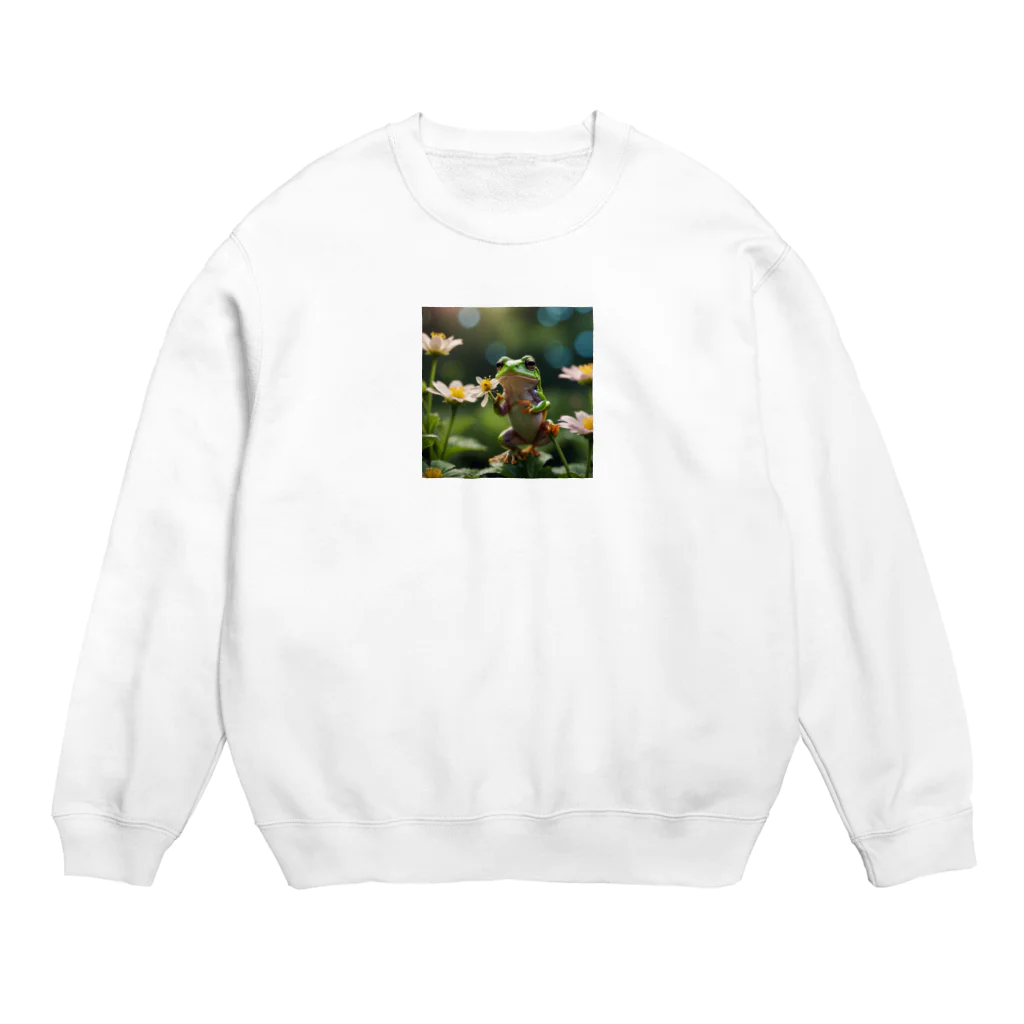 ブラウンの優しい贈り物 Crew Neck Sweatshirt