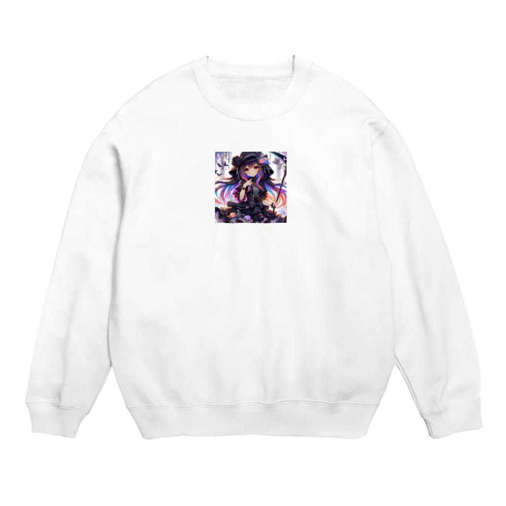 capcat1919の死神 Crew Neck Sweatshirt