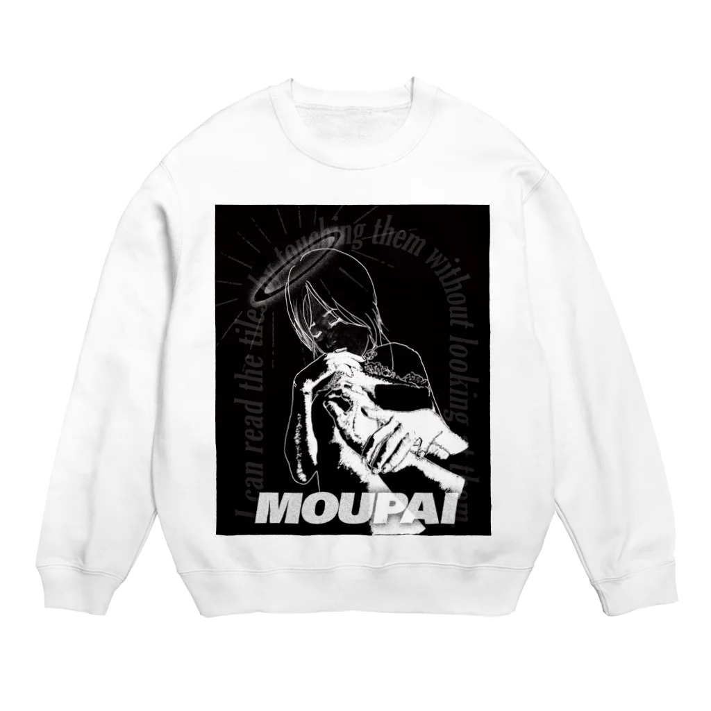 GOOD VIBES CATSのMOUPAI 盲牌 Crew Neck Sweatshirt