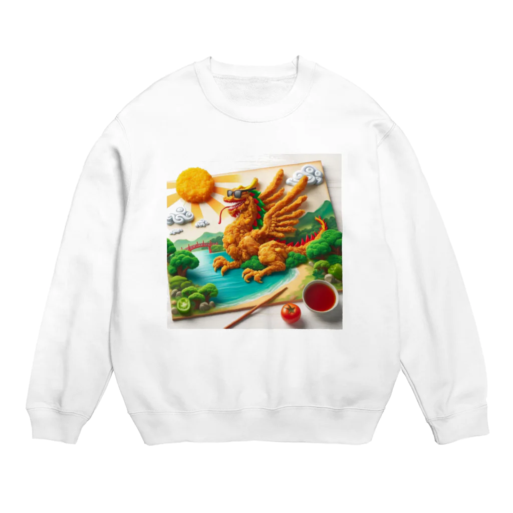 ハピShopのフライドラゴン Crew Neck Sweatshirt