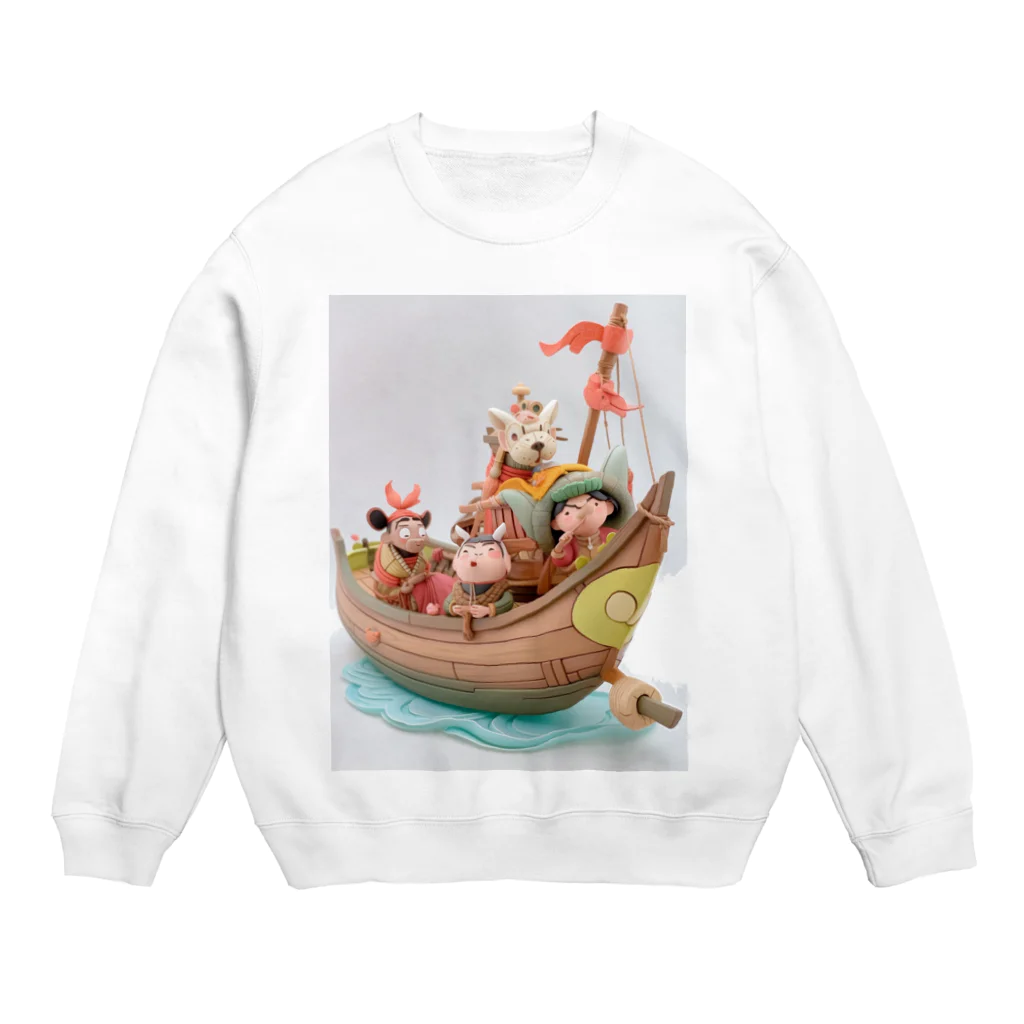 AQUAMETAVERSEの気の合う友と航海　なでしこ1478 Crew Neck Sweatshirt