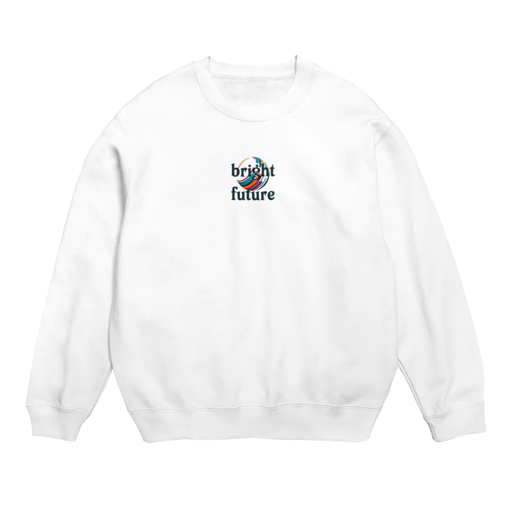 Happy Human のbright future Crew Neck Sweatshirt