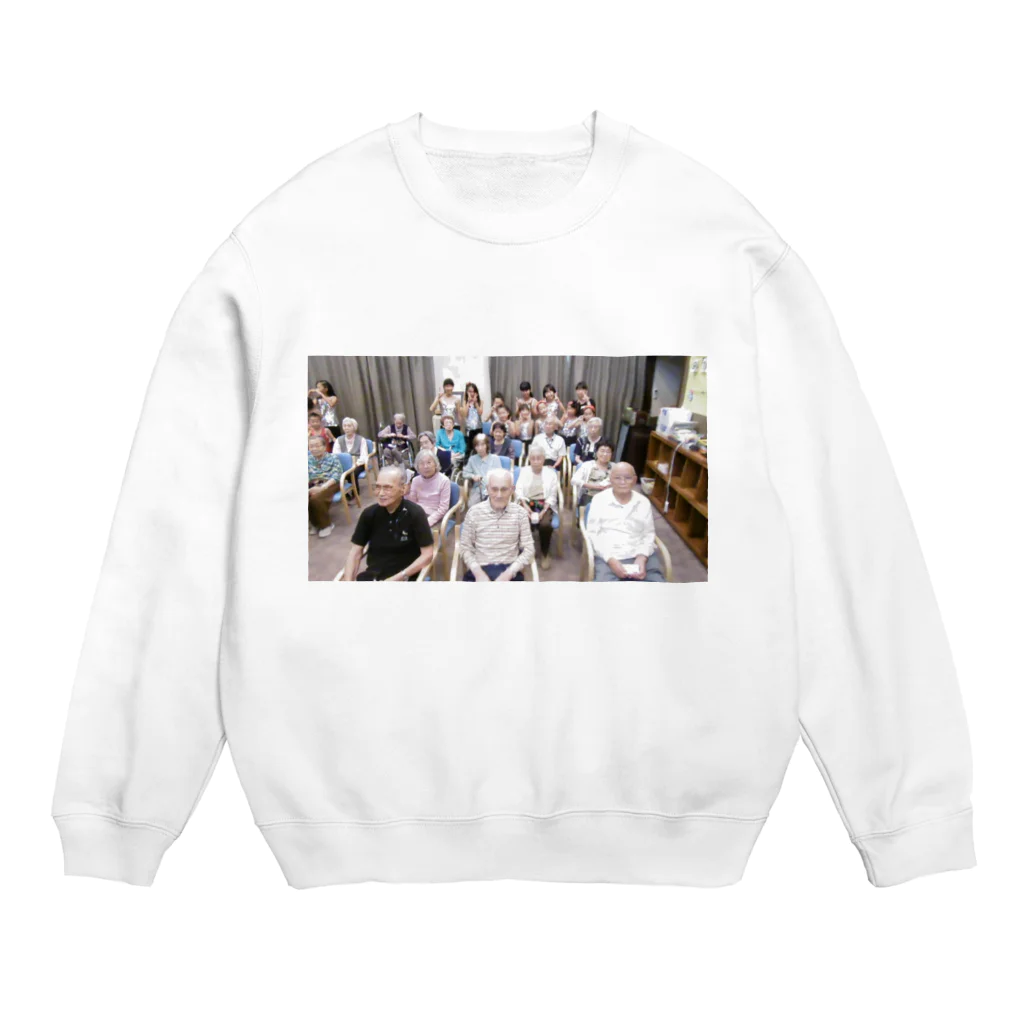 尾崎祐哉のネットで拾った老人ホーム Crew Neck Sweatshirt