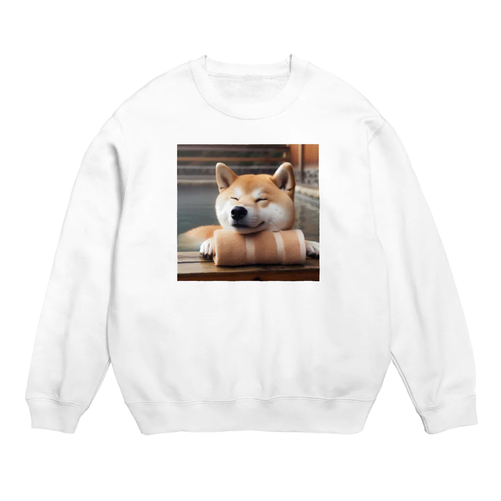 wonderwoofのほっこり柴犬 Crew Neck Sweatshirt