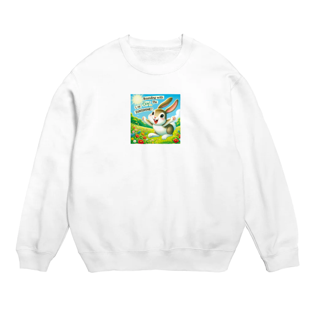 Yuya-Naganoの元気なウサギ Crew Neck Sweatshirt