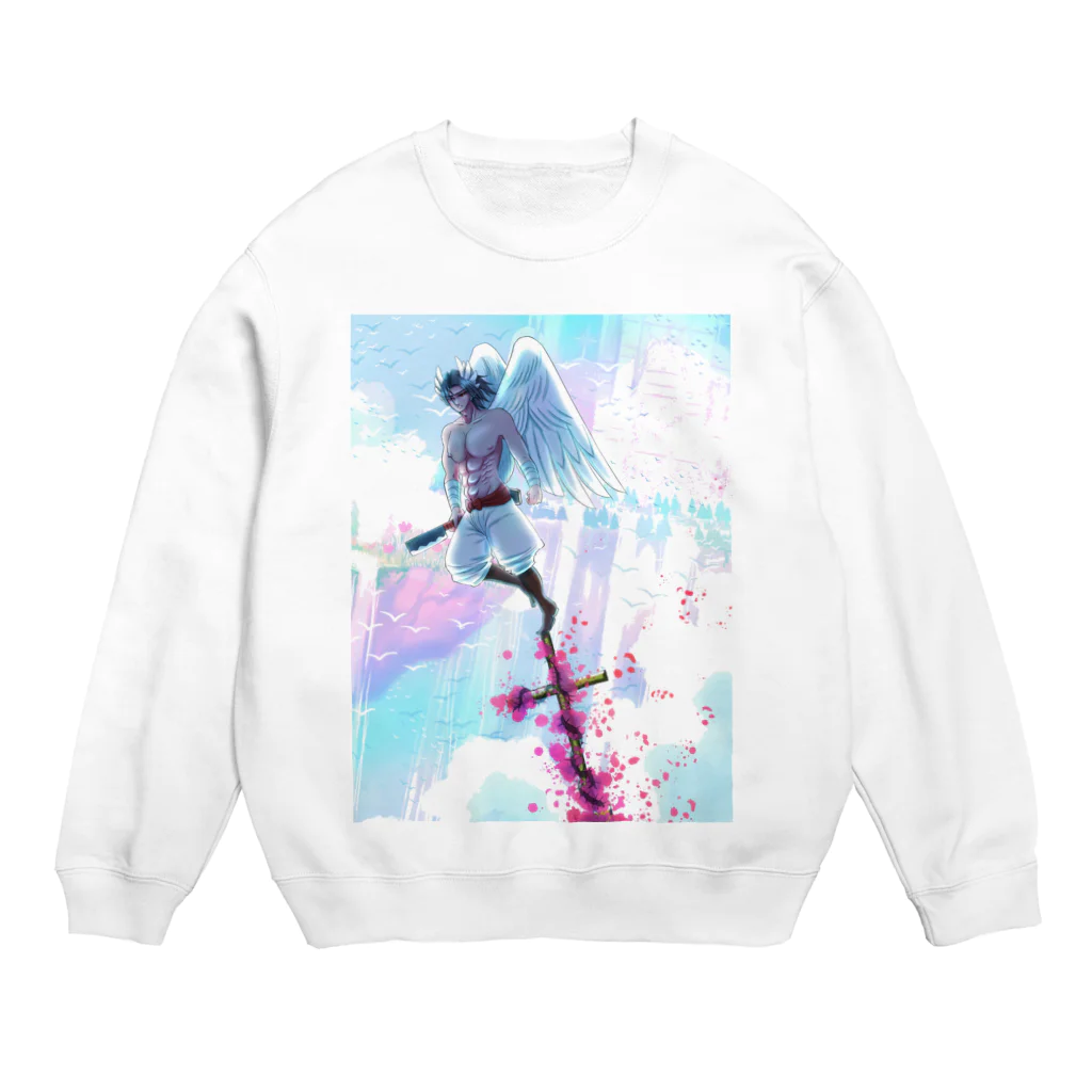 うずなか　しいの天使のカバネルくん　Cabanel of Angels Crew Neck Sweatshirt