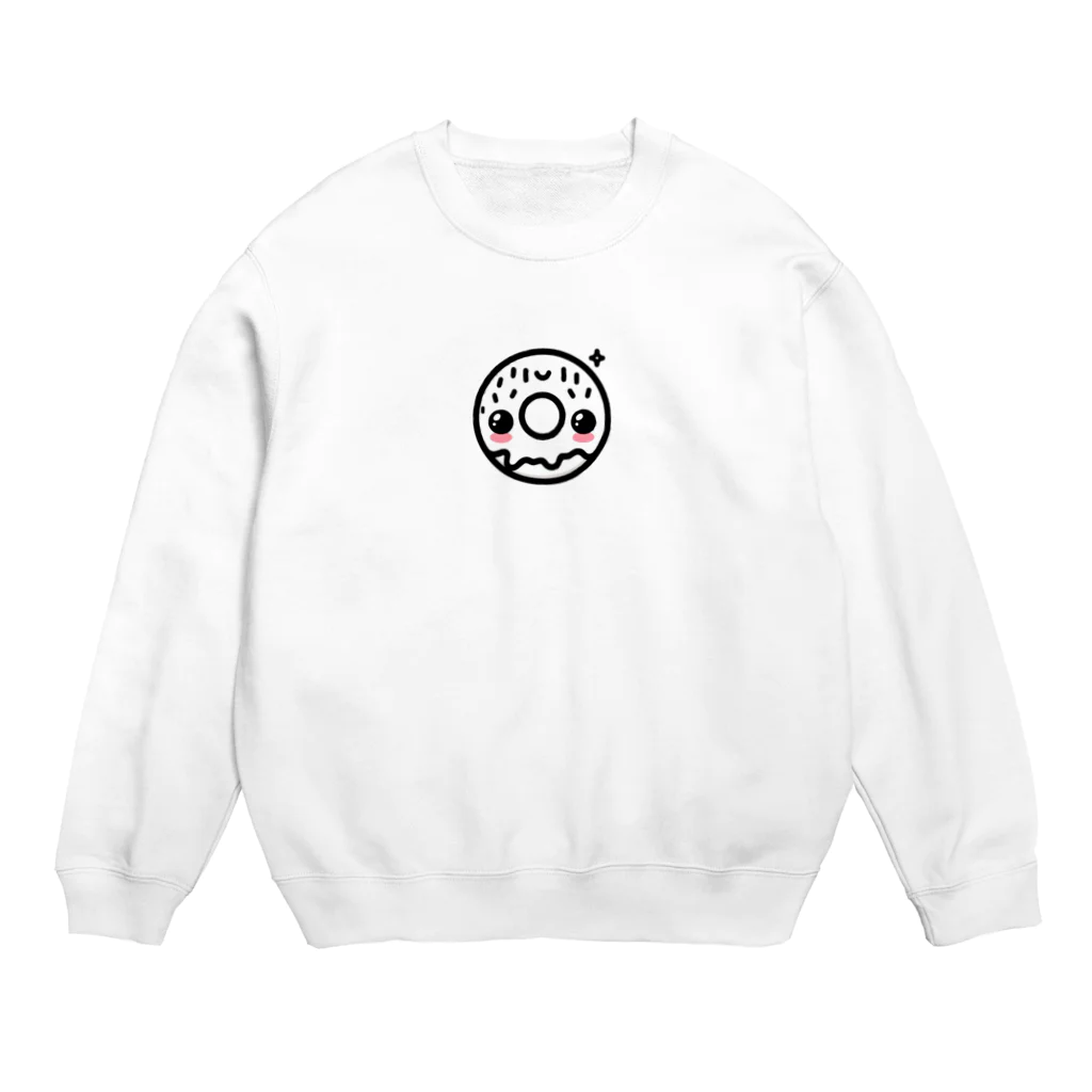 toto444のかわいいどーなつ🍩 Crew Neck Sweatshirt