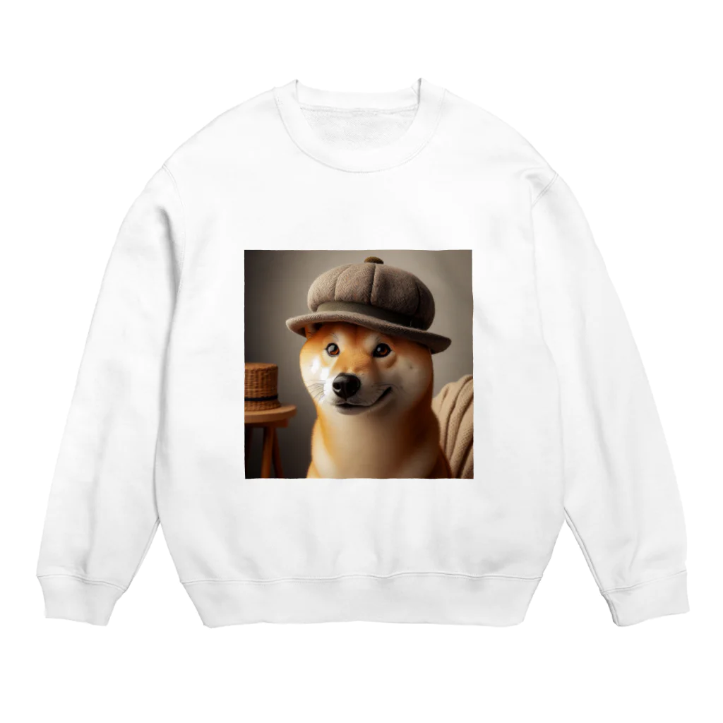 ANTARESのおでかけ柴犬 Crew Neck Sweatshirt