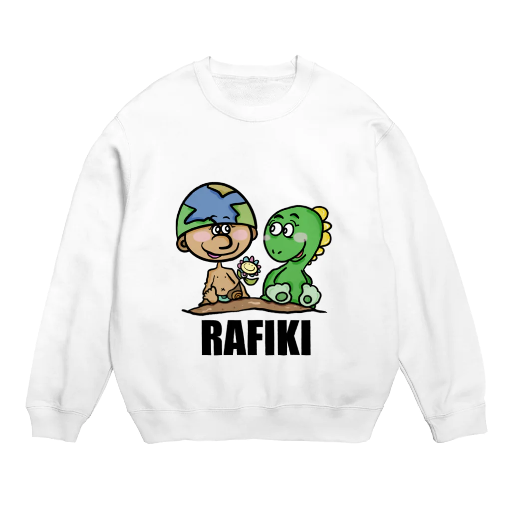 Colorful fam Earthのアースとデイの日常 Crew Neck Sweatshirt