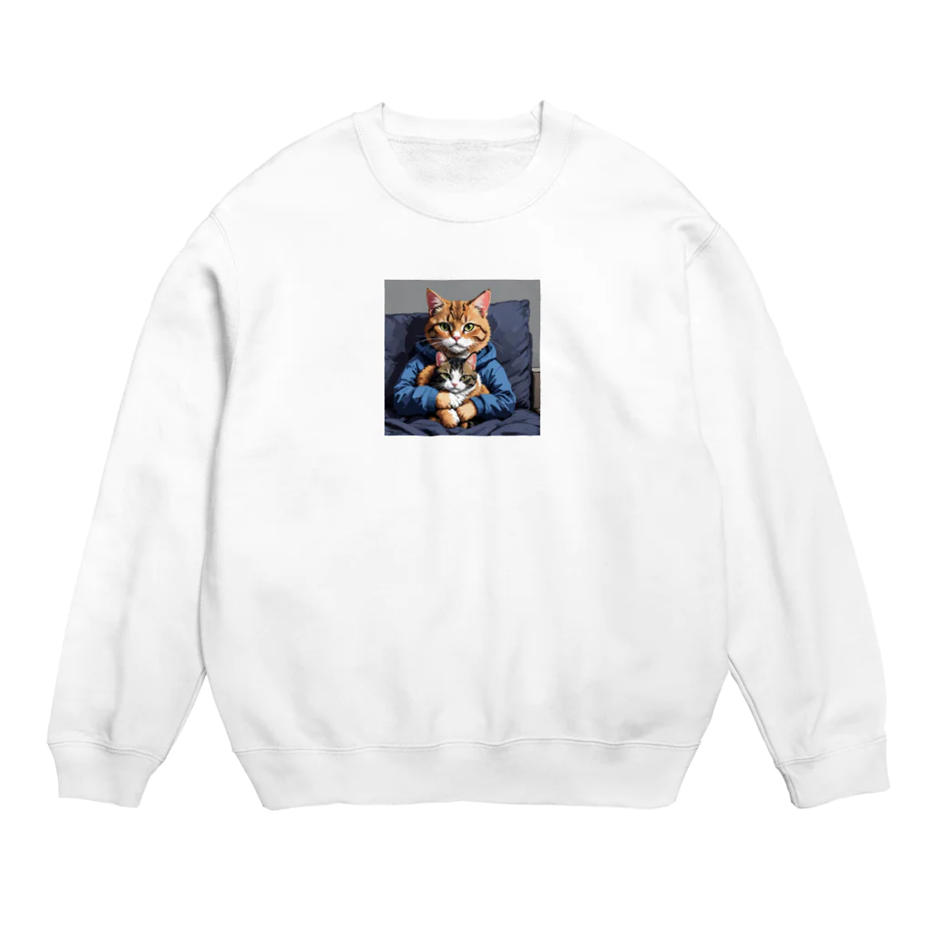 golkichiの猫to猫 Crew Neck Sweatshirt