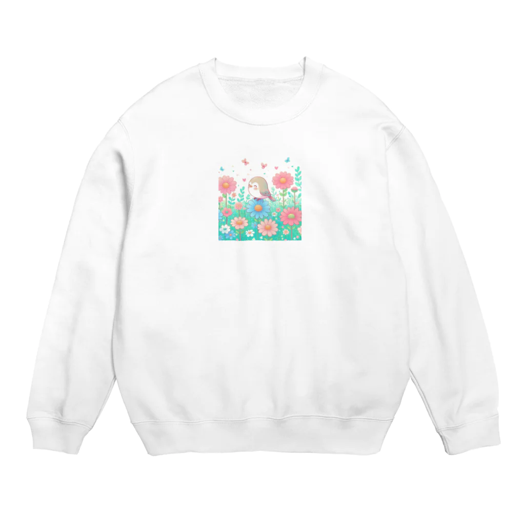 みきころん♡の小鳥のさえずり Crew Neck Sweatshirt