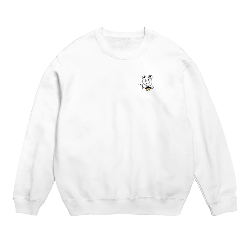 ぴぴぴのくまのさんぷぅ君 Crew Neck Sweatshirt