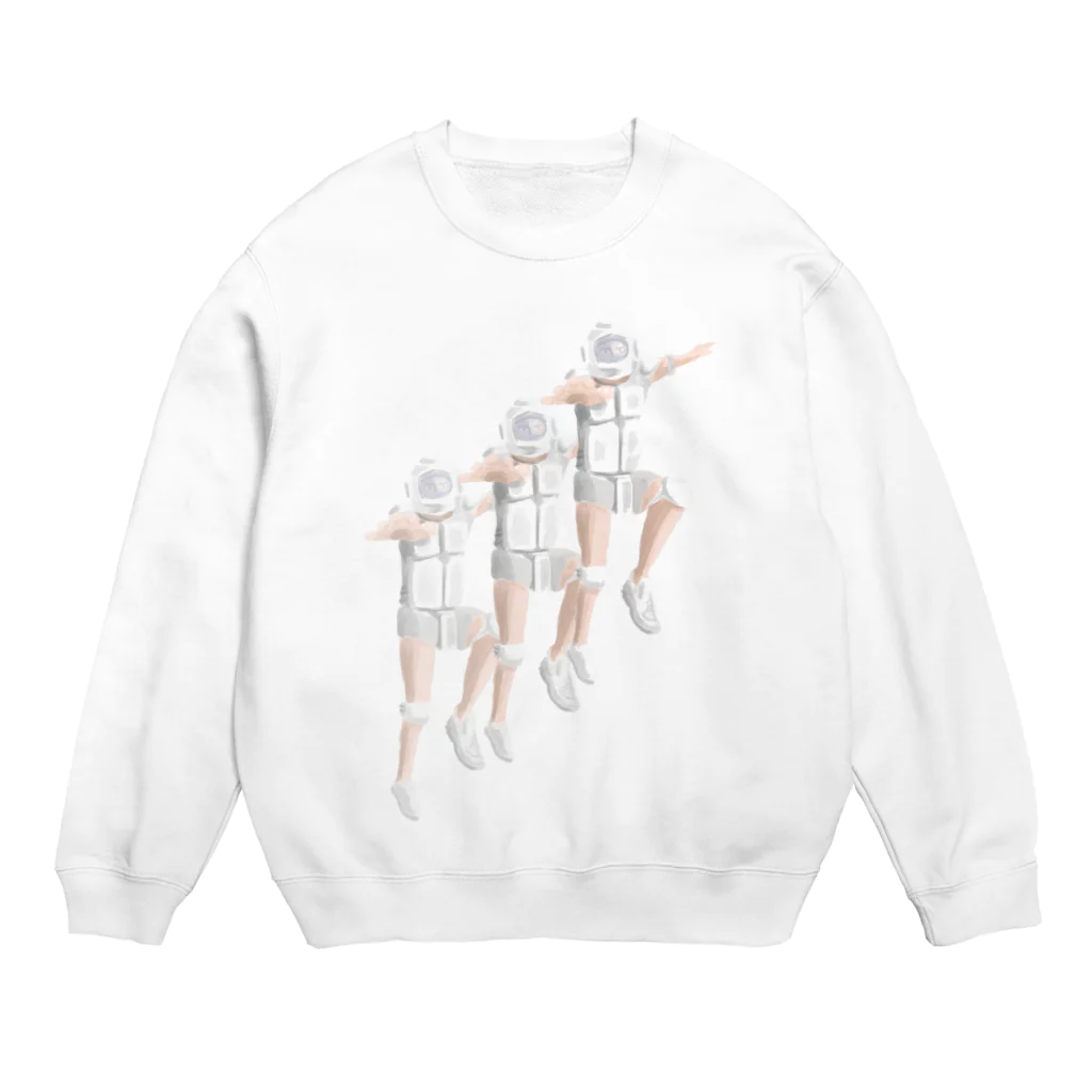 どでかごんのパットマン１ Crew Neck Sweatshirt