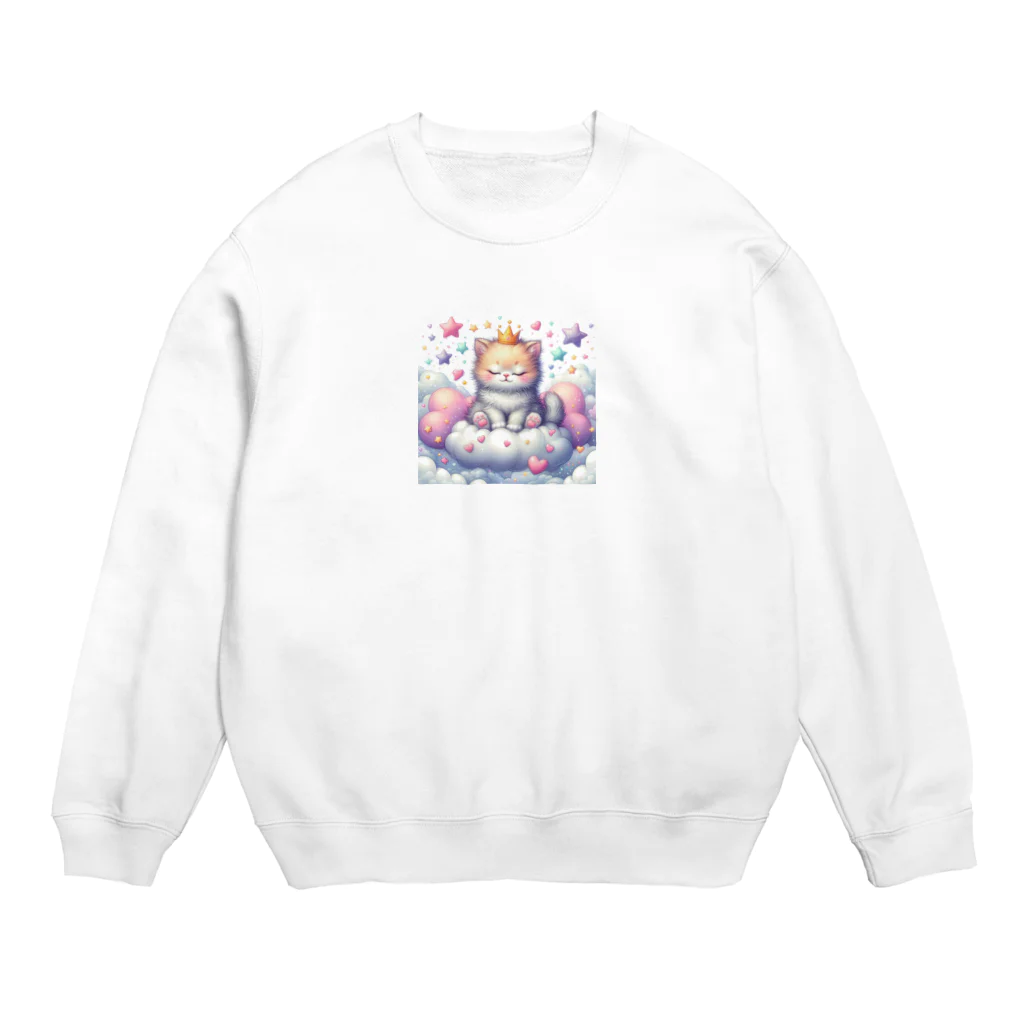 Akiraの猫 Crew Neck Sweatshirt