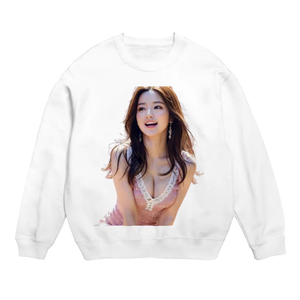 yumi889kiteの夏の陽光を浴びて Crew Neck Sweatshirt