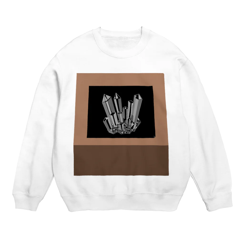 eugorameniwaの水晶の原石 Crew Neck Sweatshirt