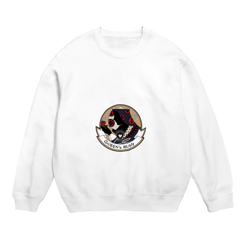 QUEEN’ｓRUSHのQUEEN'S RUSHショップロゴ Crew Neck Sweatshirt