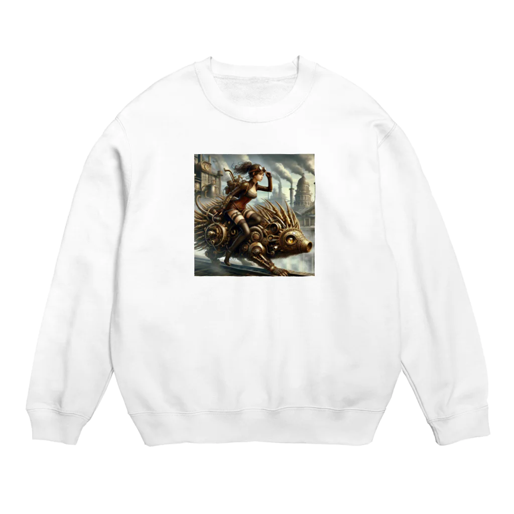 yokoana_zakkaの赤（セキ）の国の戦闘員 Crew Neck Sweatshirt