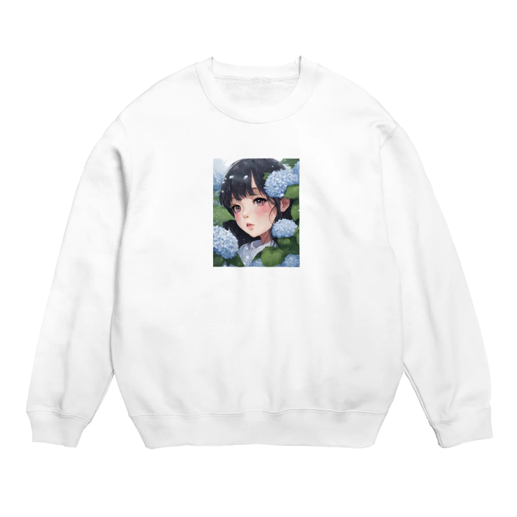 マグロの煮付けの梅雨入り Crew Neck Sweatshirt