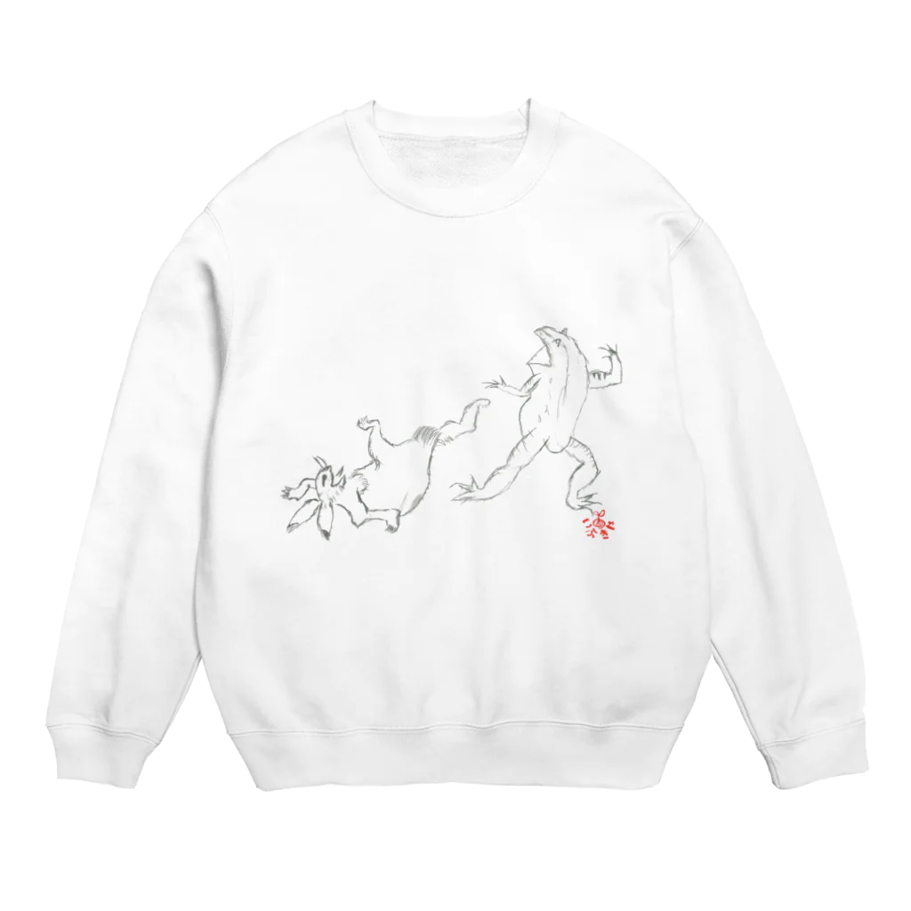 いぶきやのちょうじゅうぎが Crew Neck Sweatshirt