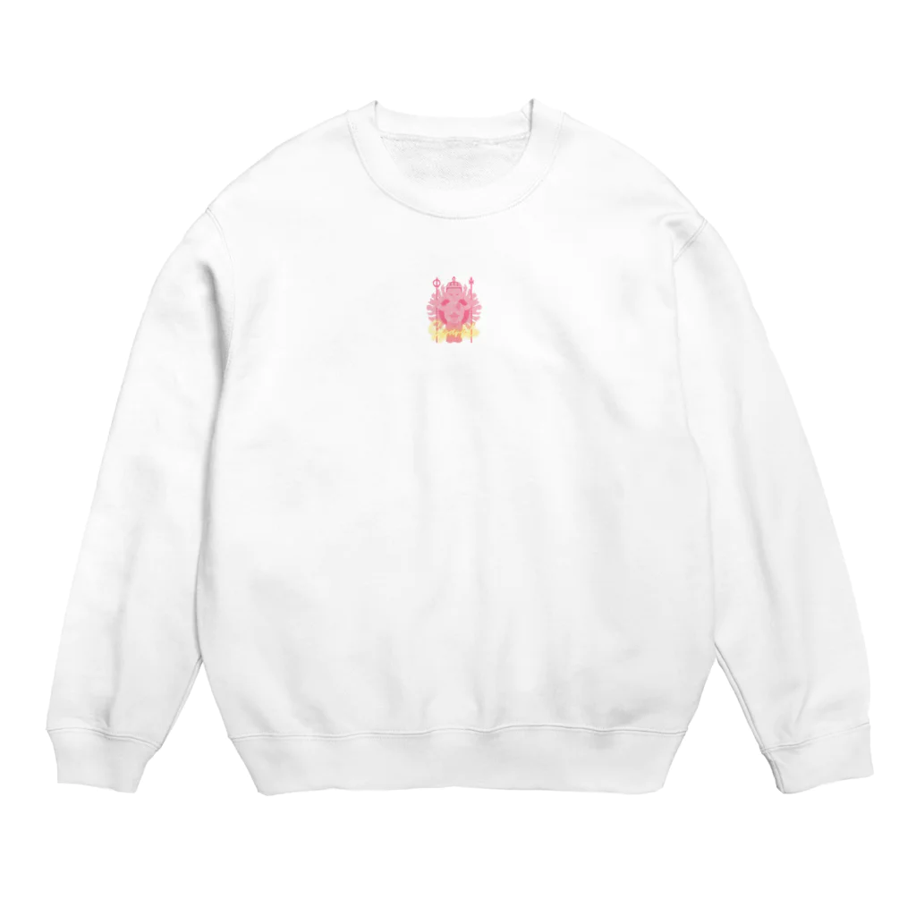 batiko_gayの千手観音スパークル✨️ Crew Neck Sweatshirt