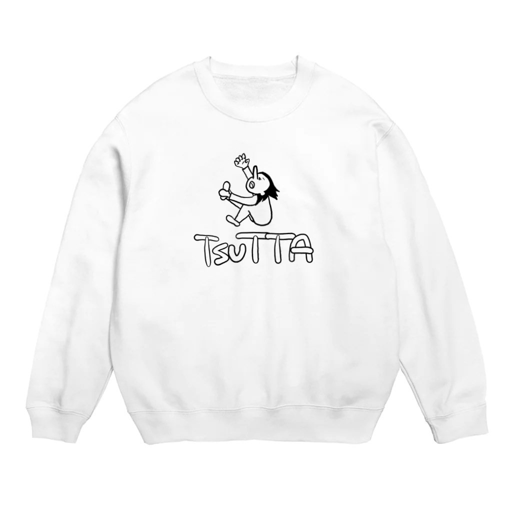 Accident PainのTSUTTAスウェット【デザインB】 Crew Neck Sweatshirt