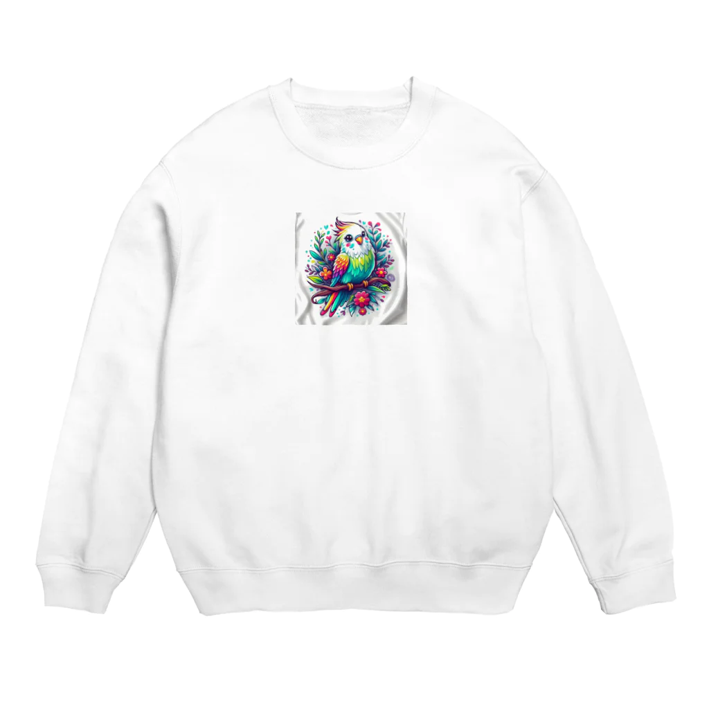 seikatsu-puzzleのピッピちゃん Crew Neck Sweatshirt