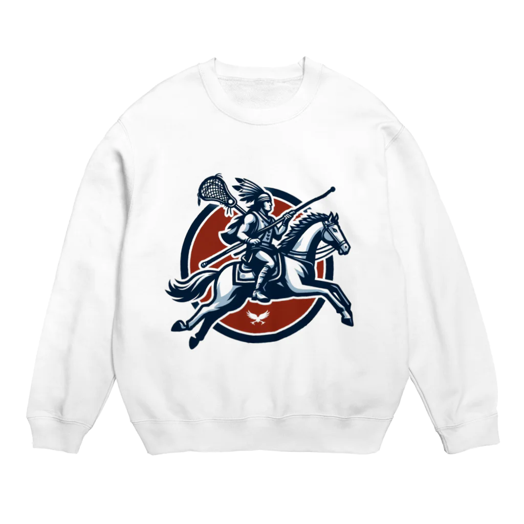 jyabajyaのインディアンくん Crew Neck Sweatshirt