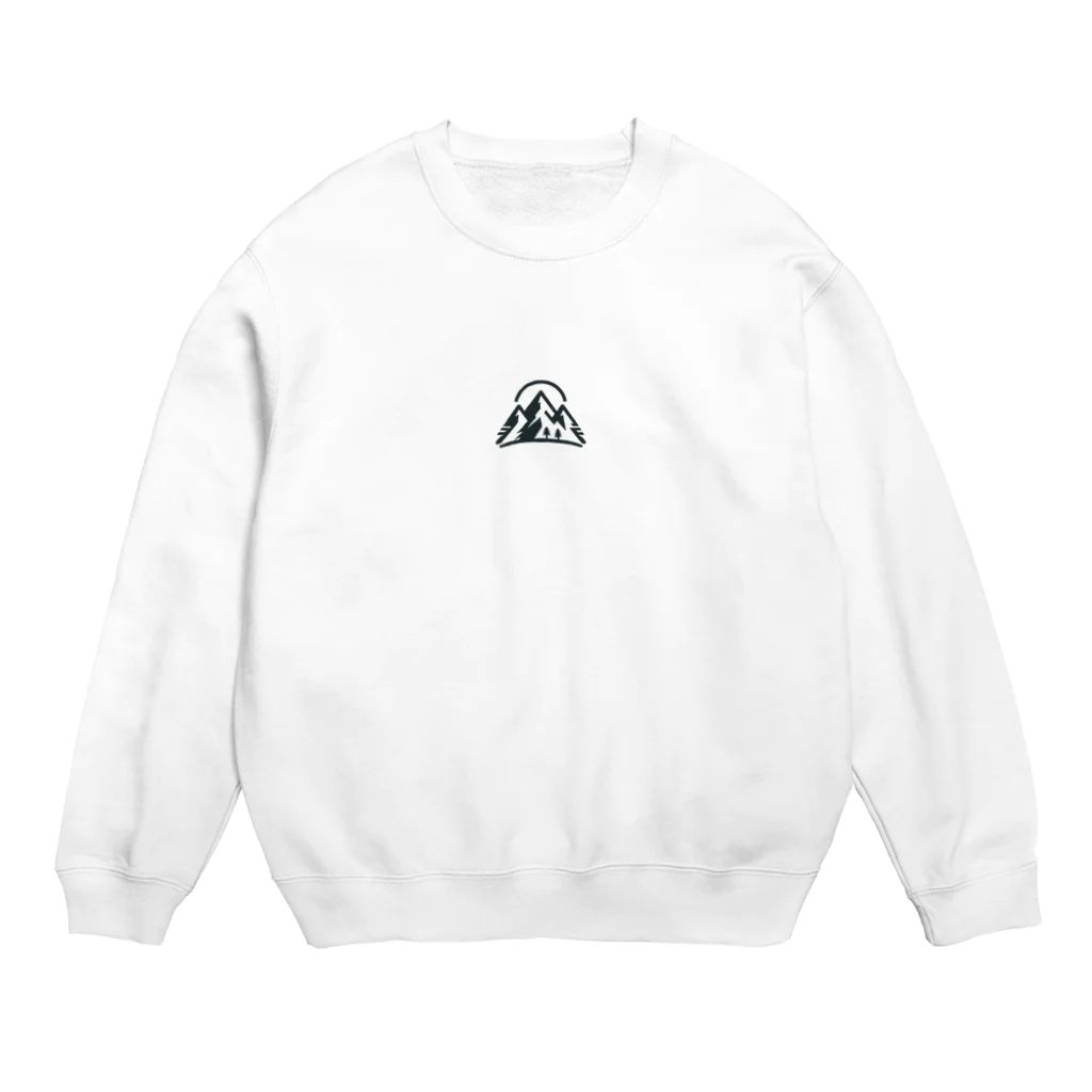 Pi_tarosuのGOD mountain Crew Neck Sweatshirt