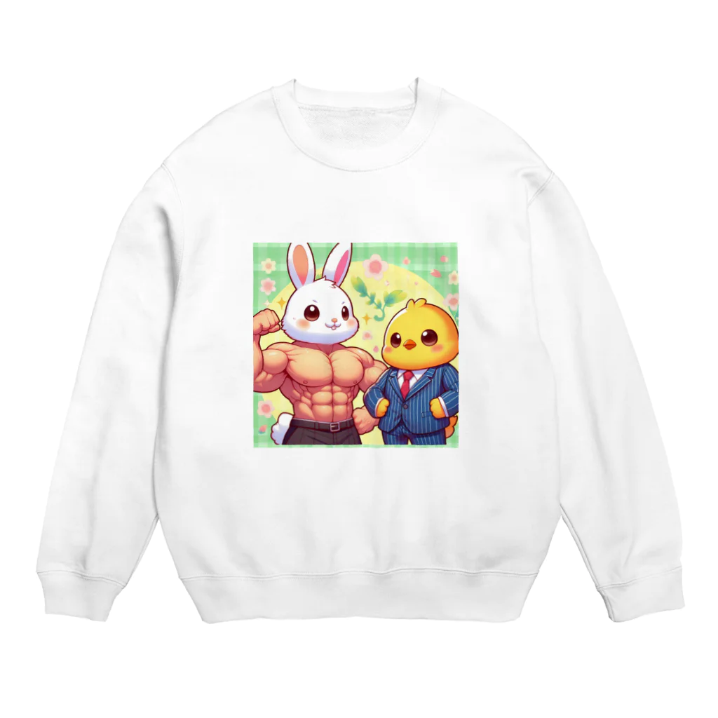 jyabajyaの親愛なる君と僕‐ダサカワVer. Crew Neck Sweatshirt