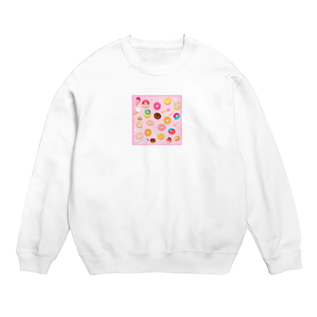 MEGROOVEのドーナツいっぱい🍩 Crew Neck Sweatshirt