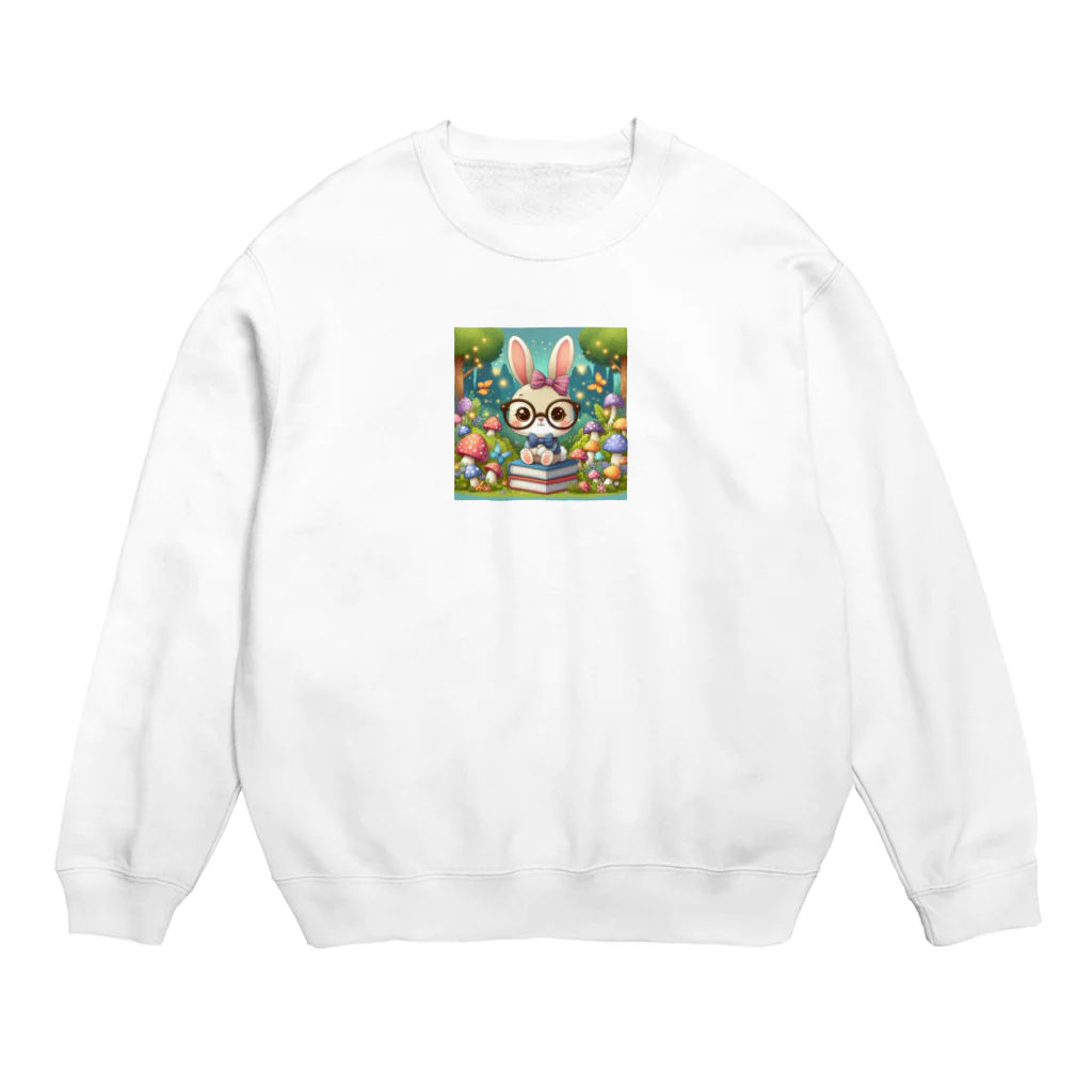 denyo dreamのウサギのアマリリス Crew Neck Sweatshirt