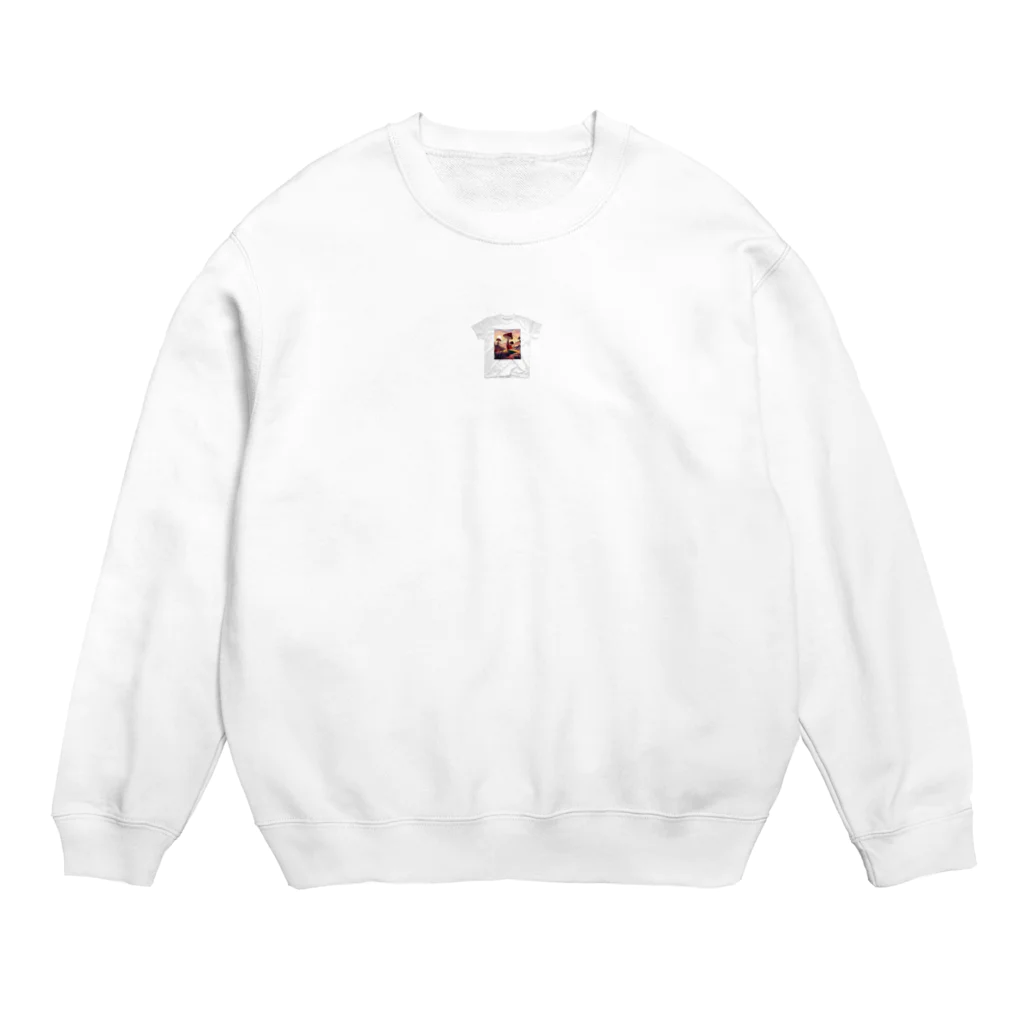 azaliaの勇者きのこ Crew Neck Sweatshirt