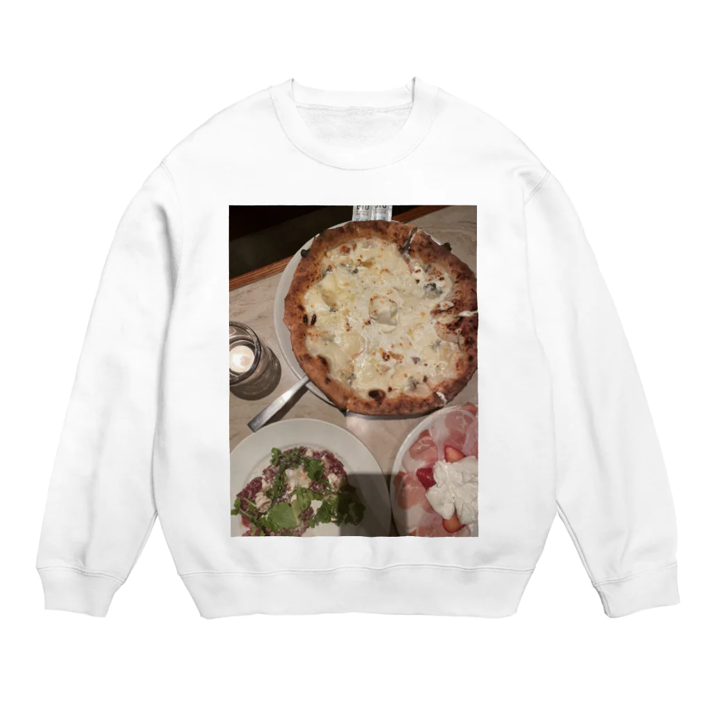 格安店よぴまるの美味しいご飯をパシャリ1 Crew Neck Sweatshirt