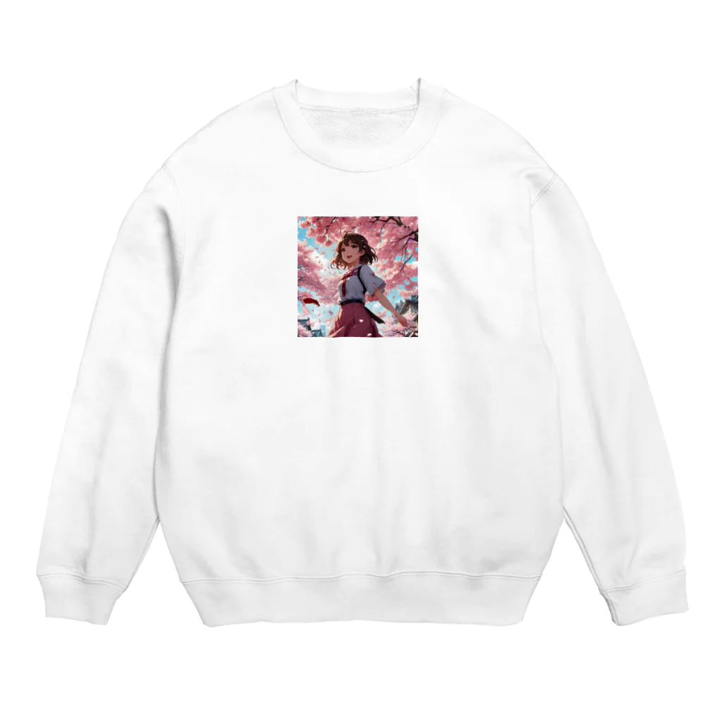 ここのよていの桜の季節 Crew Neck Sweatshirt