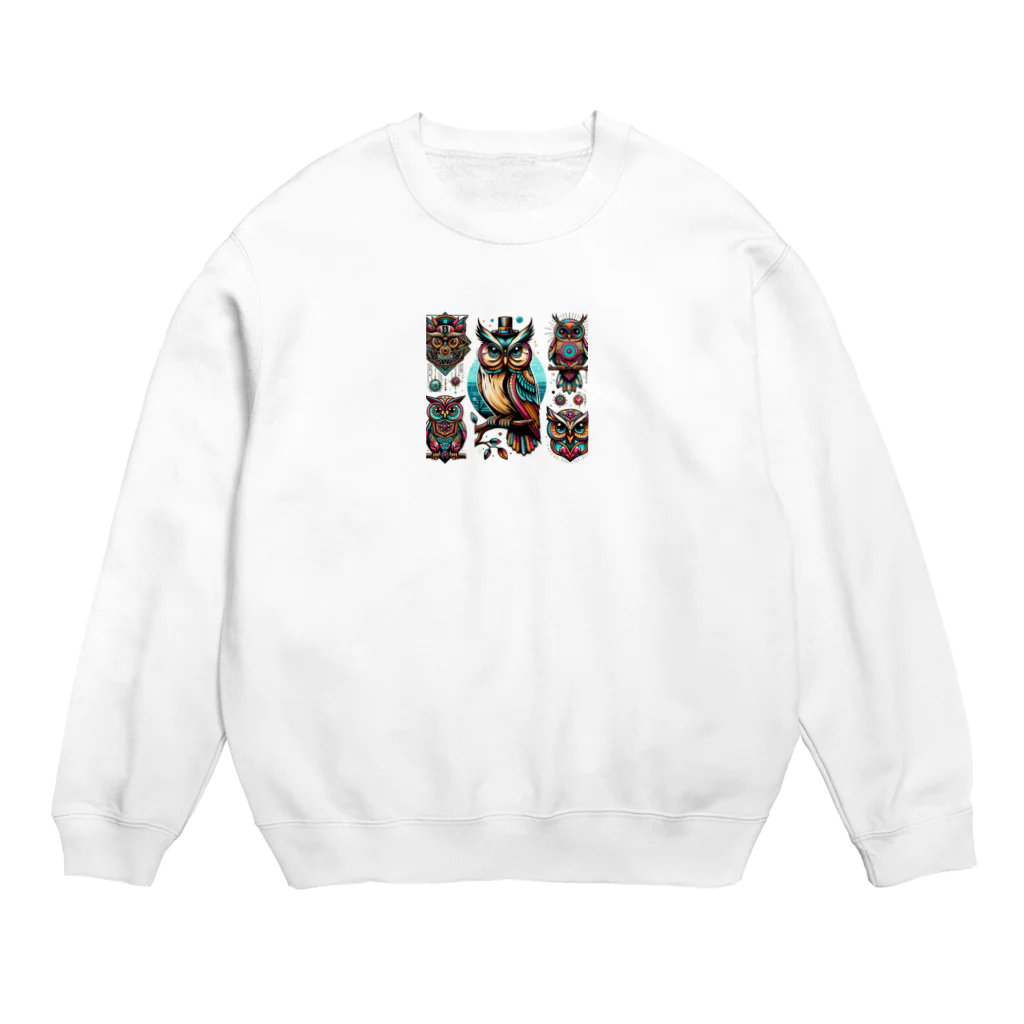 Mikan888のYoruno hukurou Crew Neck Sweatshirt