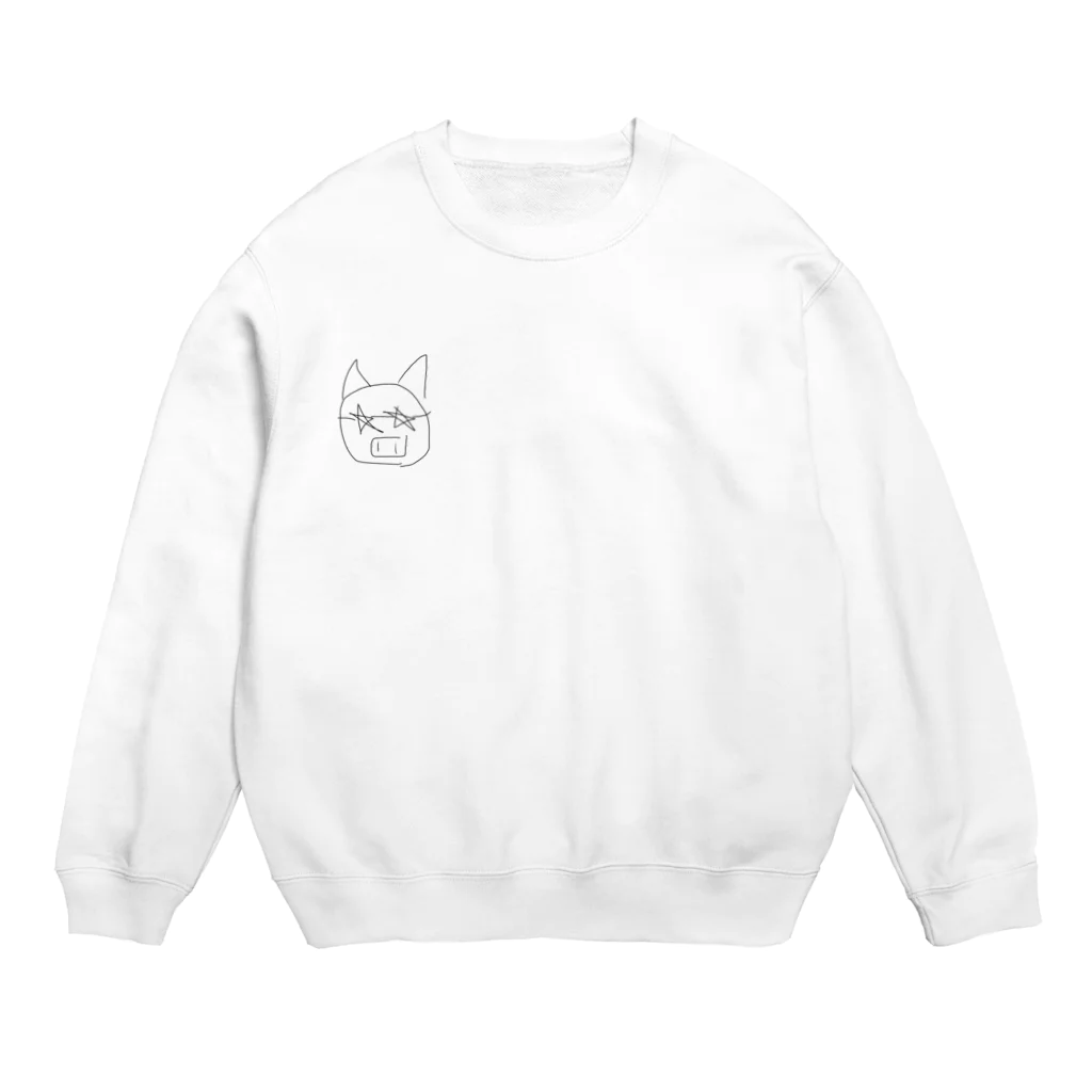 たっくんのブタックン Crew Neck Sweatshirt